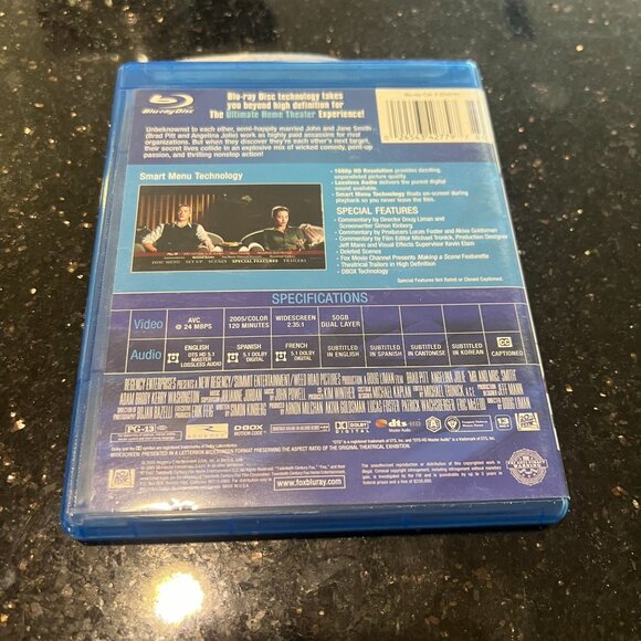 Blue -ray Lot of 3     Dark City / Interview with the Vampire / Mr. & Mrs. Smith - Picture 6 of 6